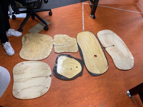 Image of wood plates